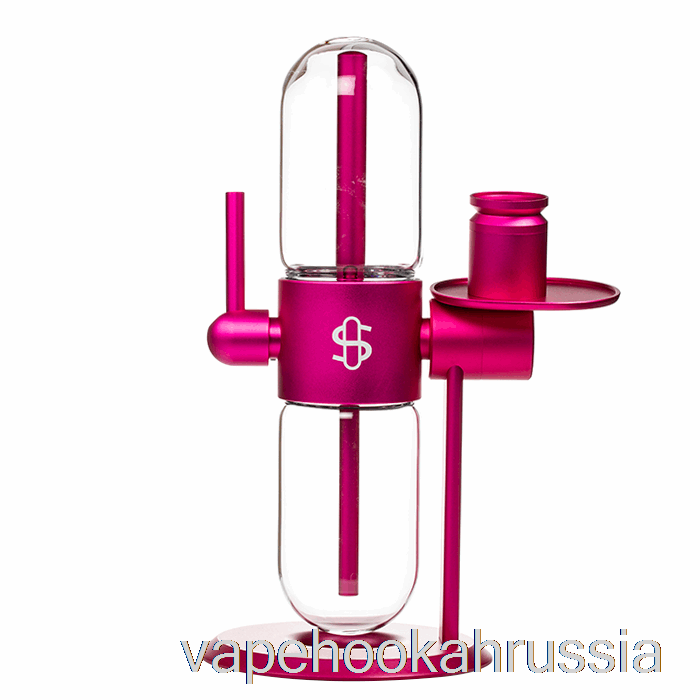 стеклянный гравитационный заварник для вейп-сока, розовый